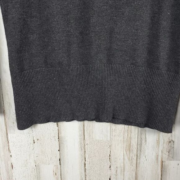 Ravel Button Detail Sweater Dark Gray Size XS - Picture 8 of 10